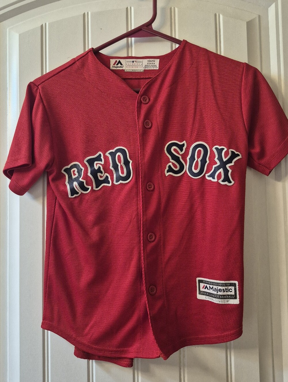 Youth Boston Red Sox #50 Mookie Betts Jersey by Majestic